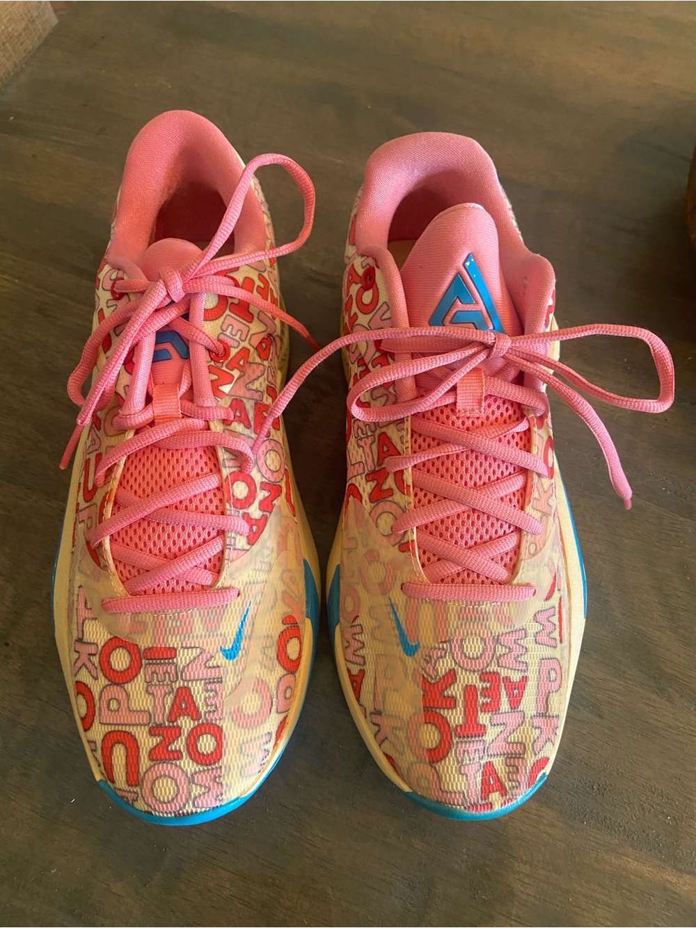 Nike Zoom Freak 4 Letter Bros Vanilla Lightning Mens size 8.5